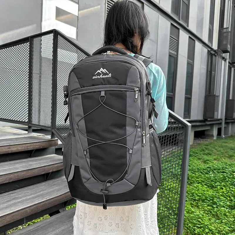 sac à dos de randonnée léger et imperméable pour l'extérieur, grande capacité, sac à double épaule pour le cyclisme, résistant à l'usure pour les voyages et la montagne