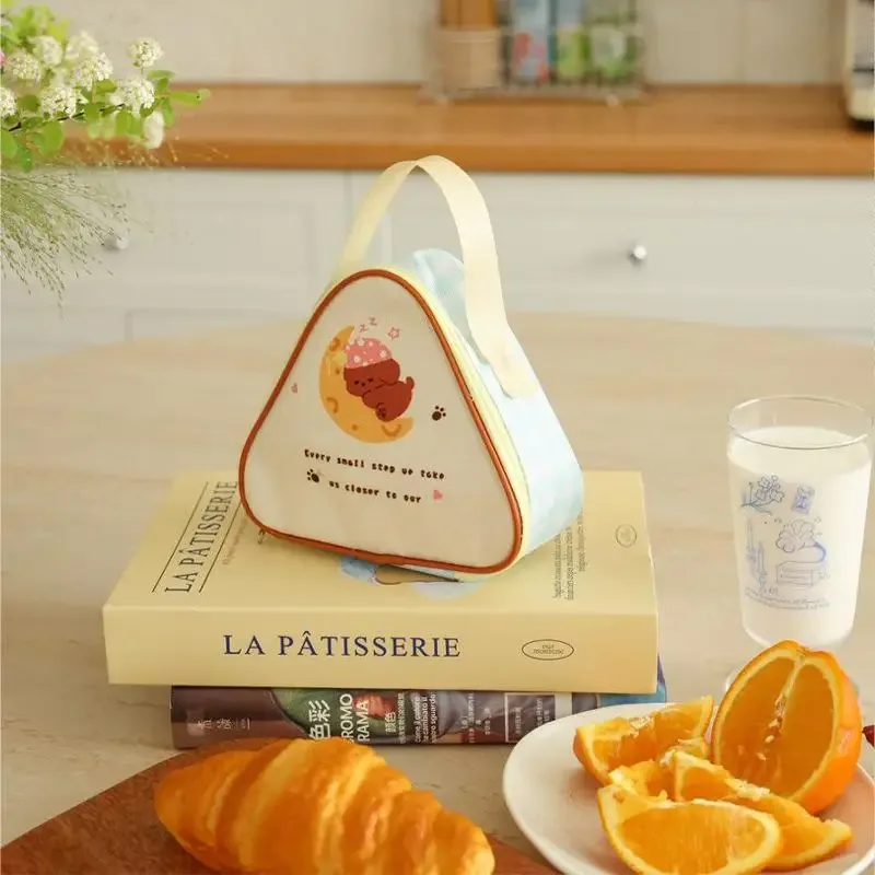 sac fourre-tout isotherme à motif de dessin animé mignon, sac à main thermique réutilisable, conteneur de stockage alimentaire pour enfants, femmes, école, travail, pique-nique