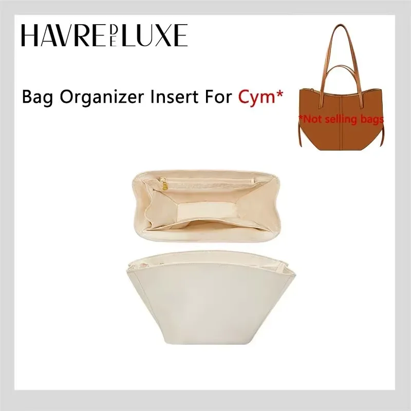 organisateur de sac à main pour cyme mini tote, insert de rangement pour sac cyme tote, maintient la forme, accessoires de sac