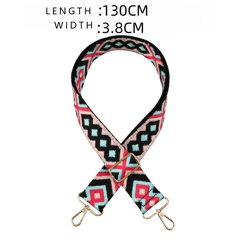 sangle de sac en toile deepeel de 38mm de large, 80-140cm, réglable, pour sac à main pour femme, remplacement des bretelles, accessoires pour sacs à bandoulière, 1 pièce