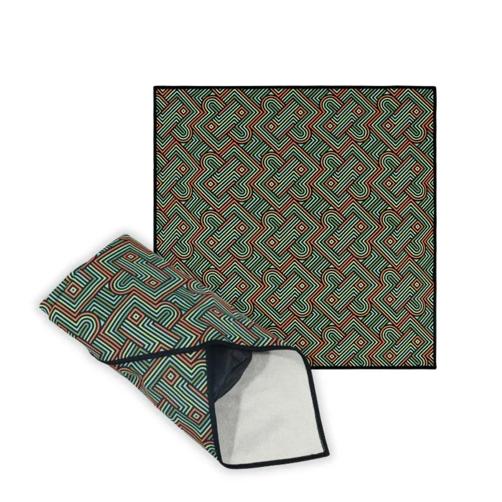 tissu protecteur d'objectif 50x50cm, enveloppe de protection carrée pliable pour appareil photo, tissu auto-adhésif multi-usages, sac de rangement cosmétique