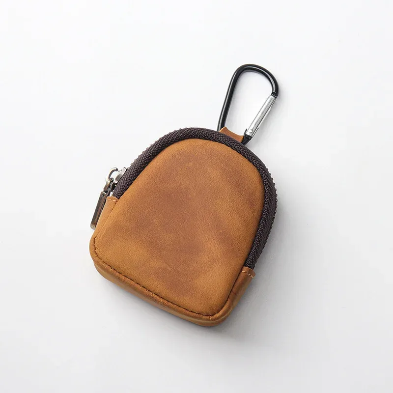 nouveau 2026 – porte-monnaie rétro mini en cuir pu pour homme et femme, avec mousqueton, multicolore, pour extérieur, et organiseur de câbles d'écouteurs