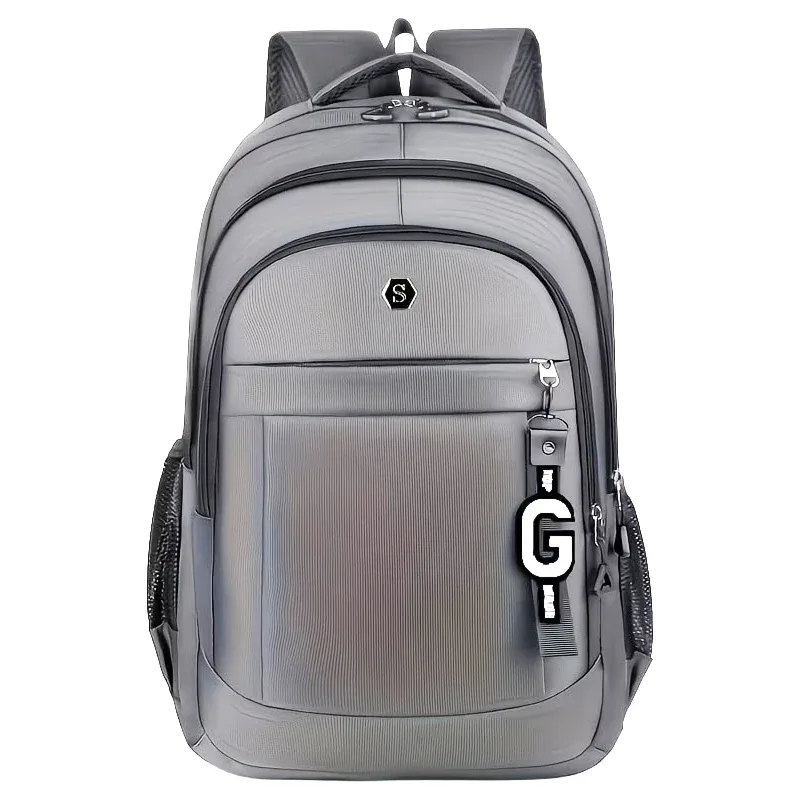 sac à dos oxford résistant à l'usure, sac pour ordinateur portable multi-zippé de grande capacité pour hommes et femmes, pour le travail, l'école et les voyages en plein air