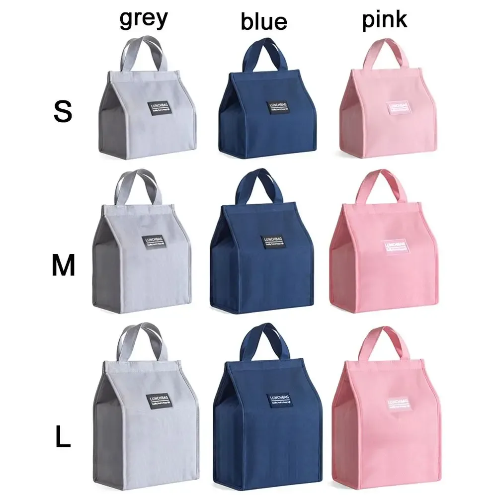 1 pièces durable s/m/l sac thermique isolé étanche portable refroidisseur sac à déjeuner sac de rangement pique-nique voyage