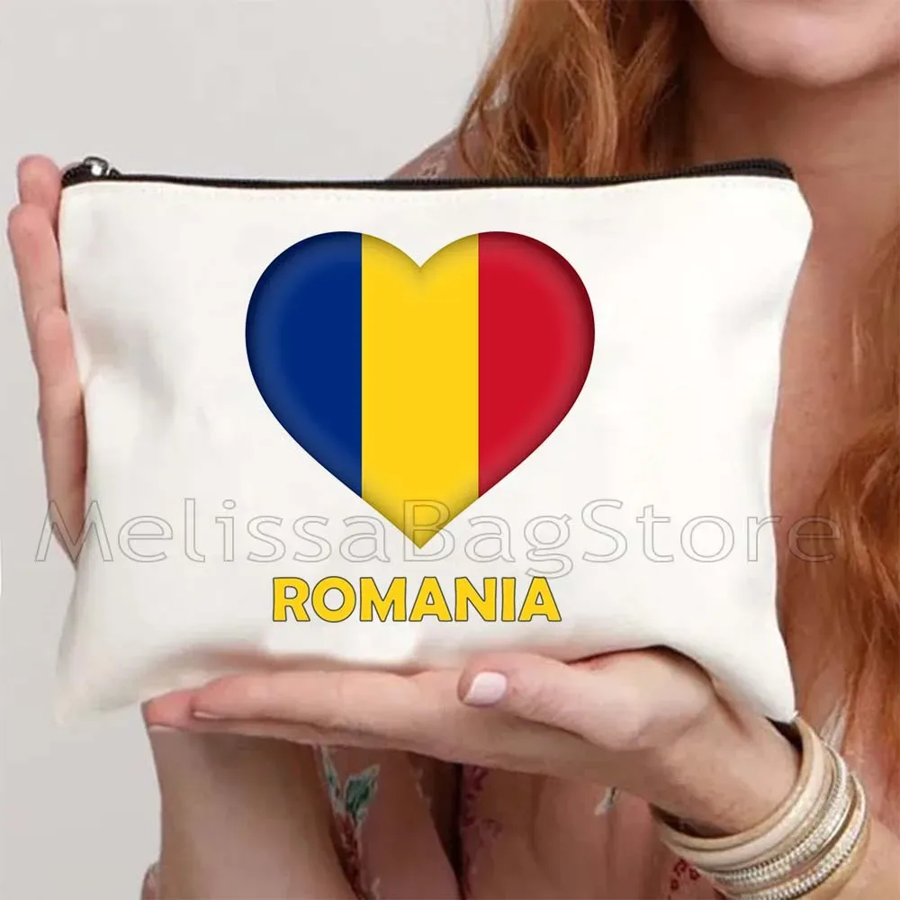 danemark france grèce égypte équateur mexique roumanie états-unis émirats arabes unis états-unis belgique cap-vert pochette de rangement pour cosmétiques en forme de cœur