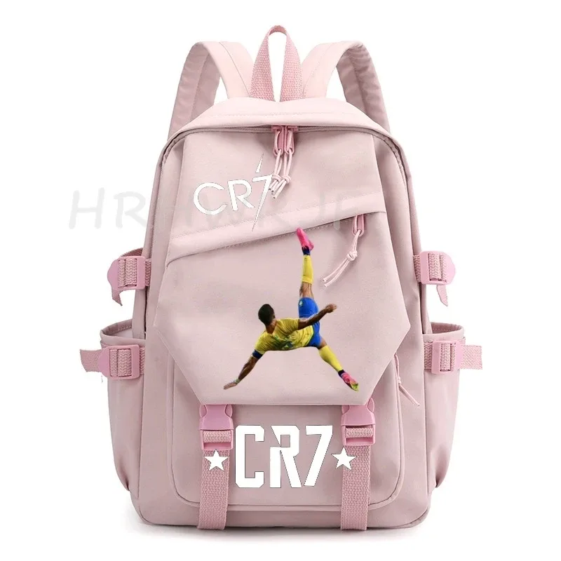 sac à dos ins capacity cr7 pour femmes et hommes, léger, pour étudiants, sacs d'école, sac de voyage tendance, pour adolescents, pour ordinateur portable, mochilas