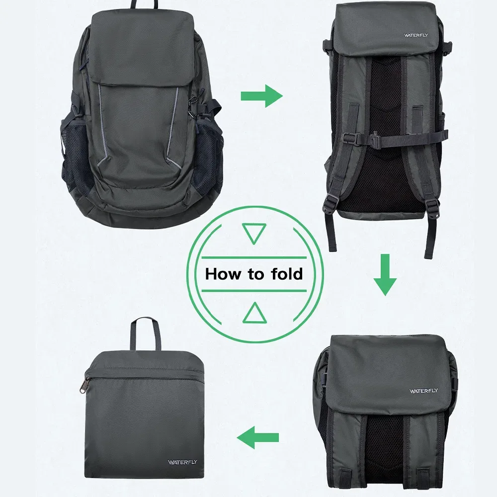 sac à dos de randonnée pliable pour homme et femme, sac à dos léger, pliable, sport, voyage en plein air, camping, trekking, 28l