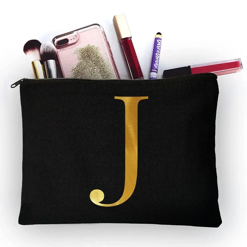 sacs à cosmétiques pour femmes, 26 lettres imprimées, jolis sacs à main de rangement portables de voyage décontractés, trousse de maquillage, trousse de toilette, offre spéciale
