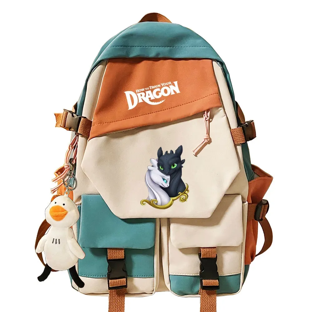 sac à dos pour filles et garçons « comment dresser son dragon », sac à dos pour l'école, sac à dos pour adolescents, femmes, voyage, ordinateur portable, sac à dos pour étudiants, mochila