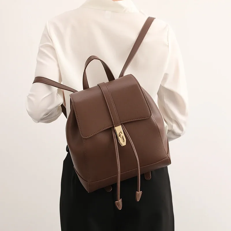 sacs à dos femmes en cuir véritable sac à dos sacs design de mode femme sacs urbains portable sac à main livre-sac esthétique dame sac nouveau