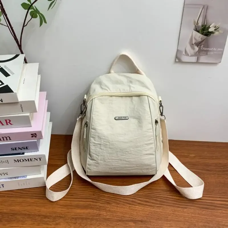sac à dos coréen tendance de grande capacité, sac léger pour les trajets quotidiens, sac à dos décontracté pour femmes