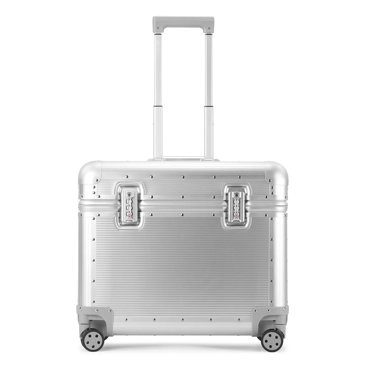 valise à ouverture supérieure en alliage aluminium-magnésium, boîte à outils pour photographe, bagage de voyage à roulettes avec serrure tsa 18/20/22 pouces