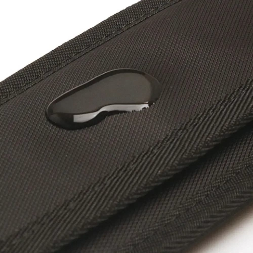 protège épaules nylon texturé bleu noir voyage sacoche ordinateur sac apport leger compact tissu résistant transport matériel lourd