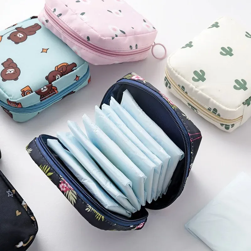 trousse polyester fleurs roses voyage cosmétiques maquillage femmes format carré motif cactus gris ours marbré