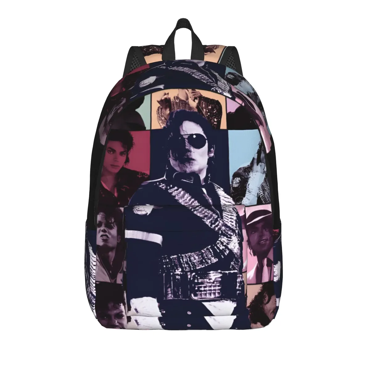 michael mj sac à dos unisexe en polyester, sacs de voyage durables et élégants, sacs à dos pour lycée
