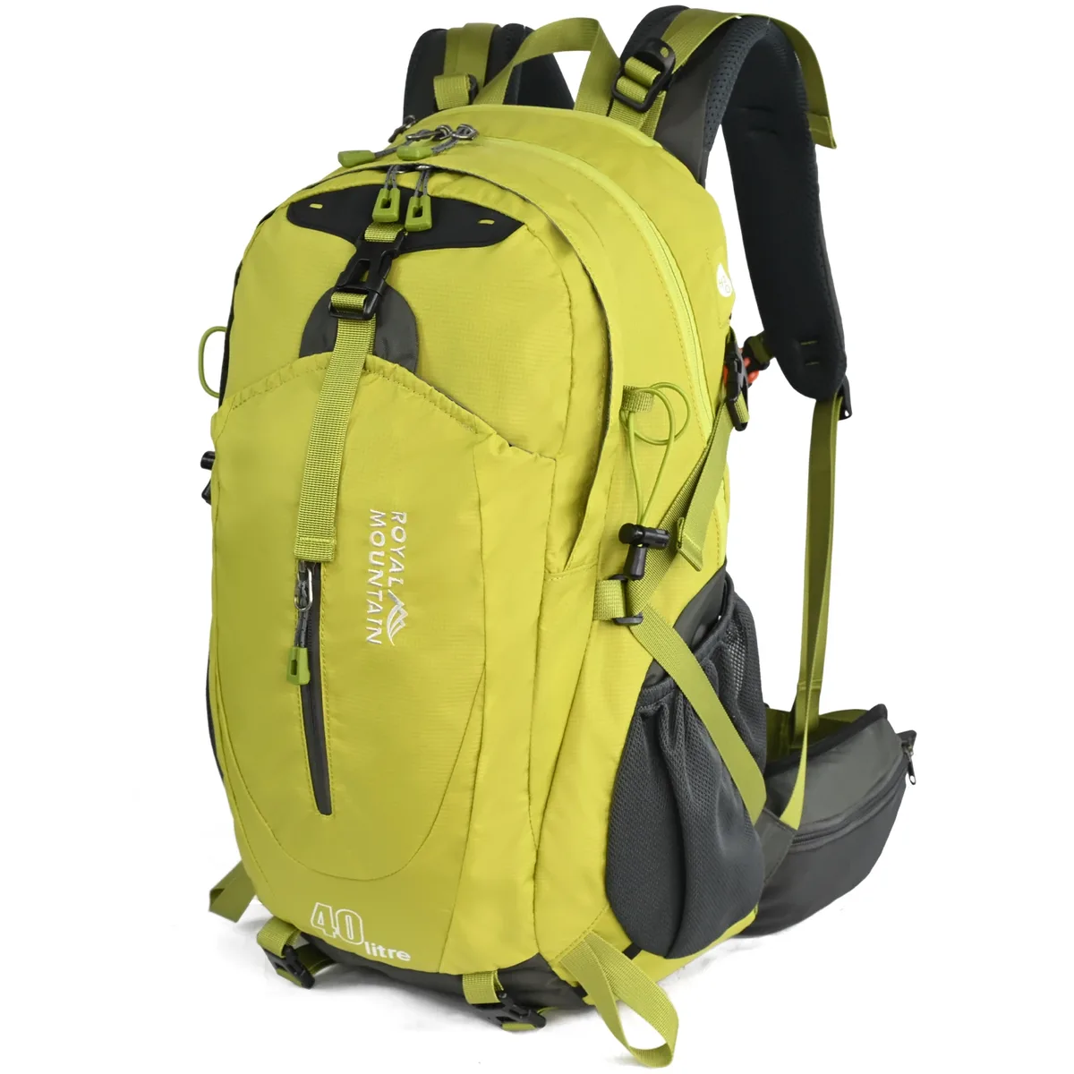 sac à dos de randonnée en plein air 40l, léger, respirant, fonctionnel, poche avant ouverte, sac en nylon résistant à l'eau
