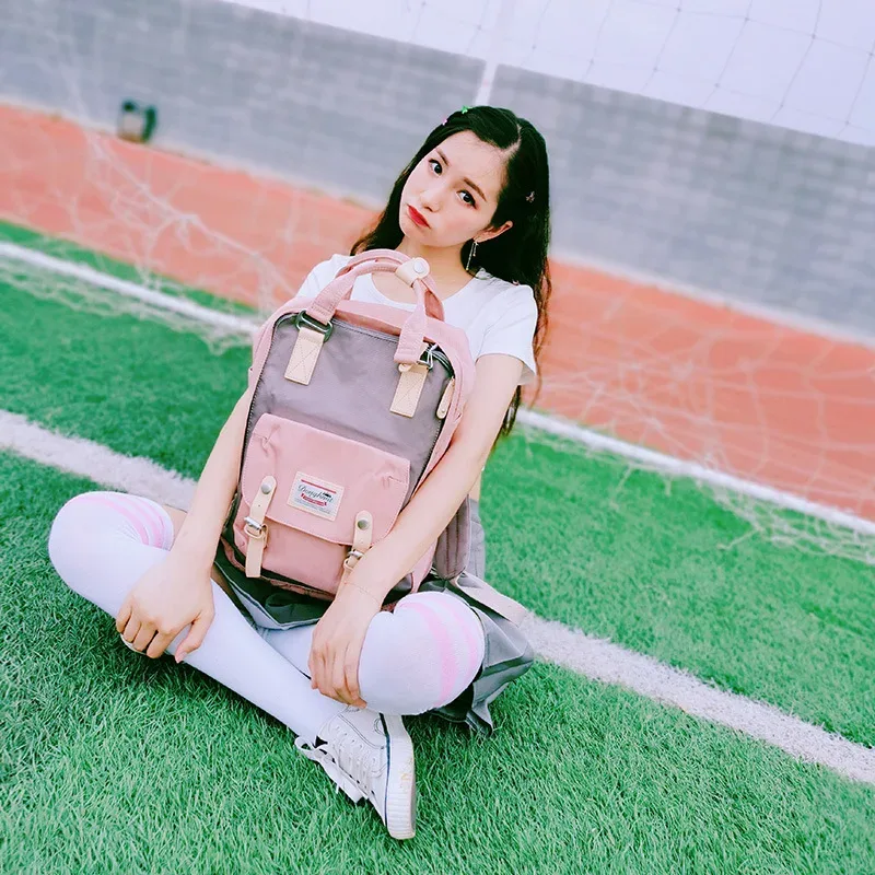 sac à dos tendance pour femmes, grande capacité, imperméable, pour filles et garçons, sac à dos pour ordinateur portable 14 pouces, pour le collège, l'école, le travail