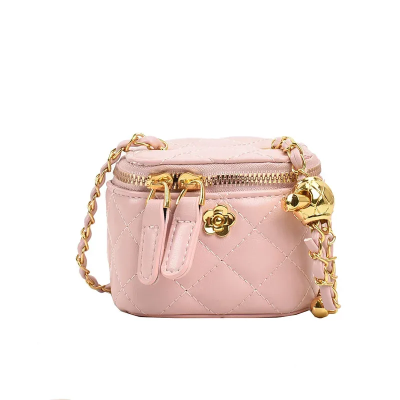 lingge chaîne mini sac à bandoulière femmes chaîne sac à main rétro trajet décoration rouge à lèvres sac à bandoulière sac de dîner sac à main