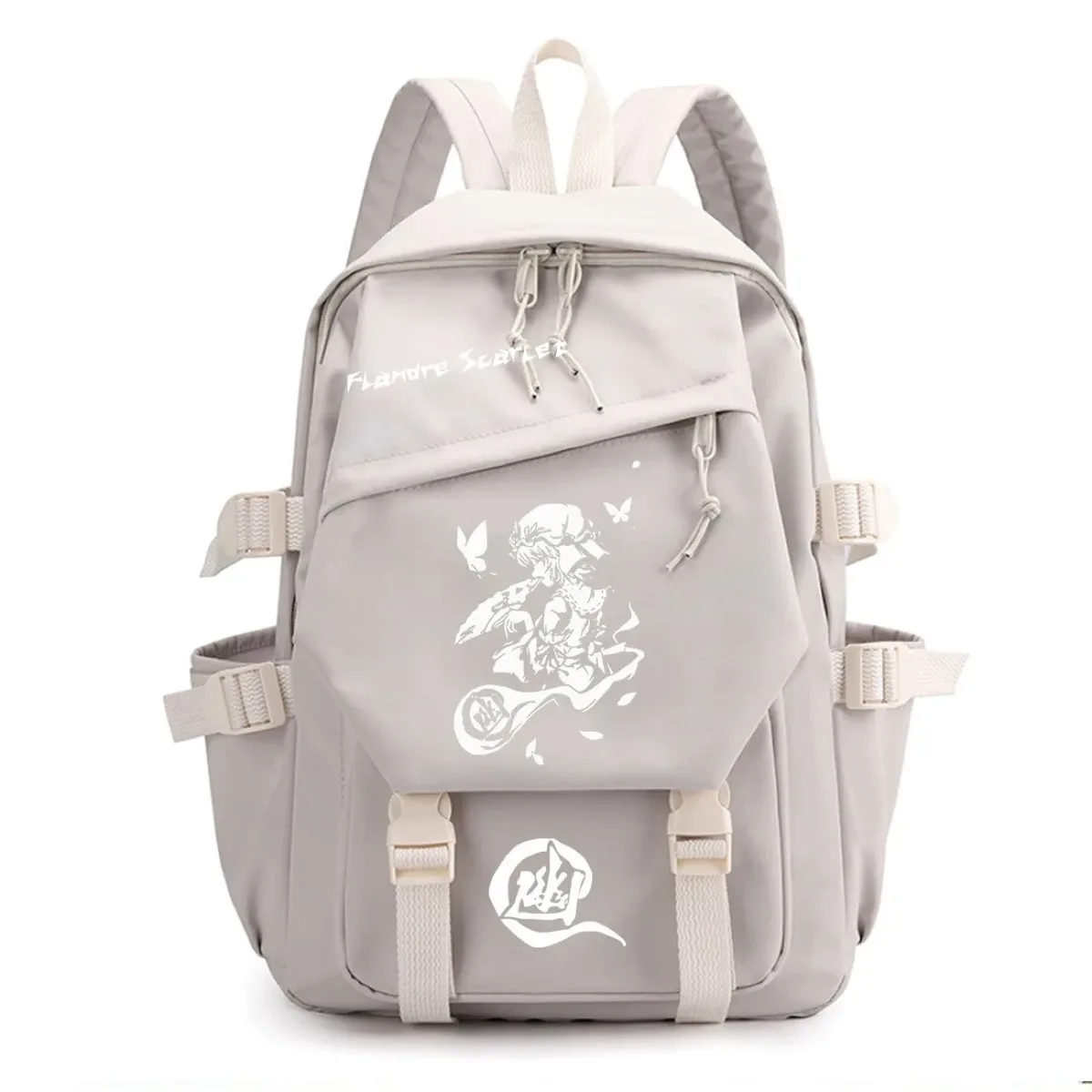 sac à dos touhou project ‌ sac à dos de voyage de grande capacité pour étudiants, imprimé dessin animé hakurei reimu kirisame marisa