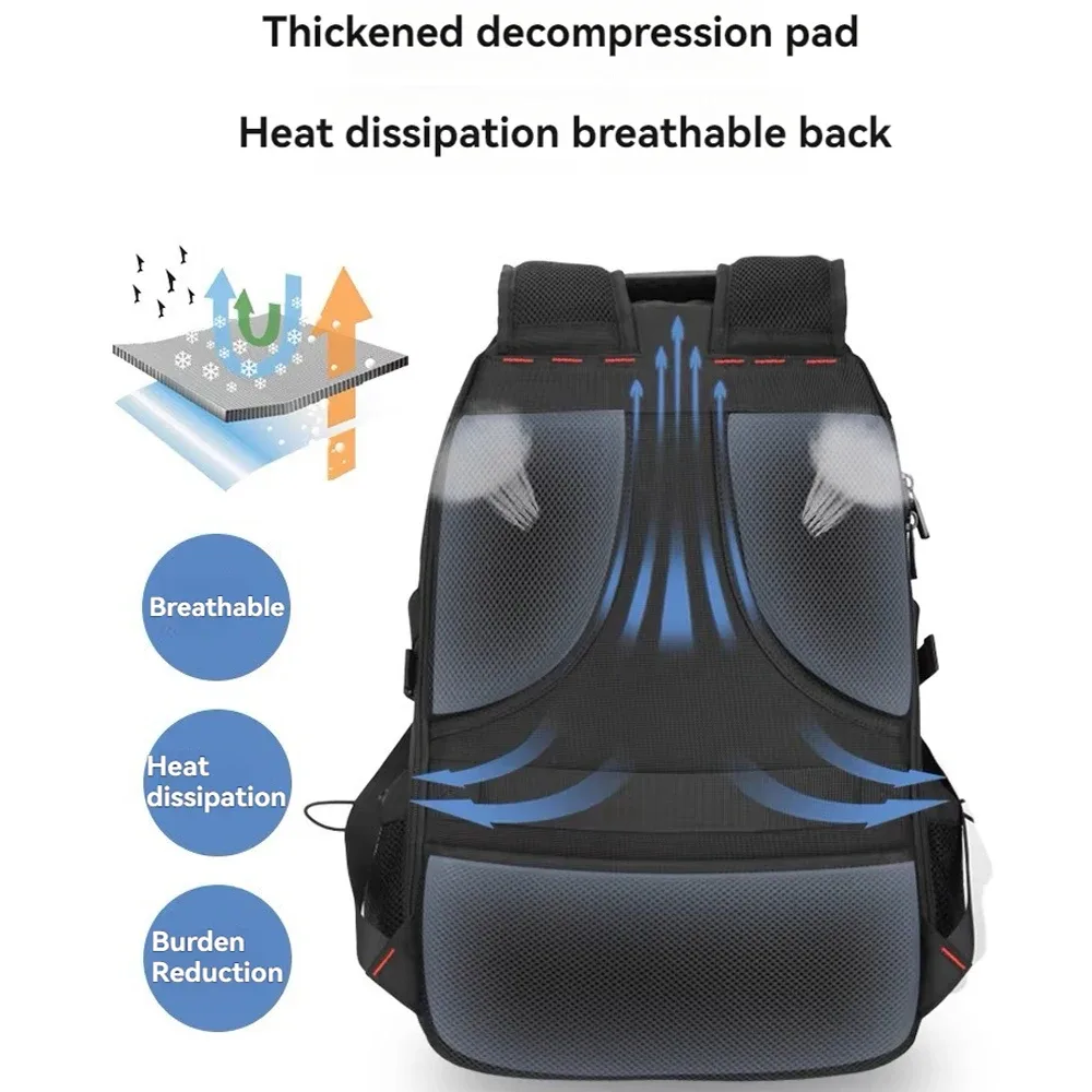 sac à dos de voyage extensible grande capacité 60l pour ordinateur portable, grand sac à dos professionnel pour homme, avec compartiment à chaussures, port de chargement usb