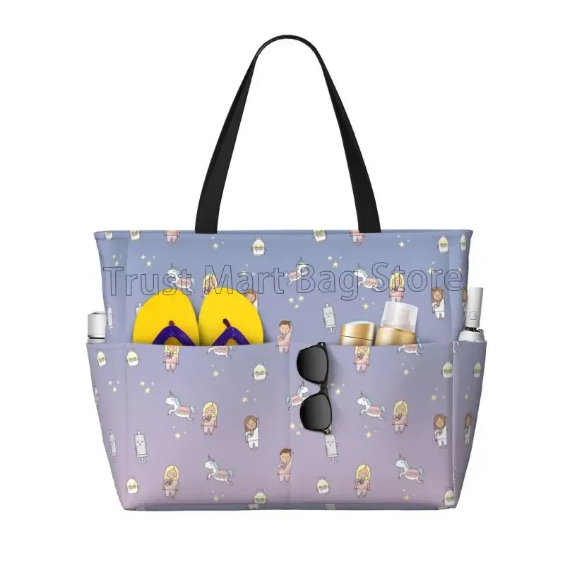 sac fourre-tout de plage médical personnalisé pour femmes, médecin, infirmière, extra large, salle de sport, sacs à main de voyage, sacs à provisions