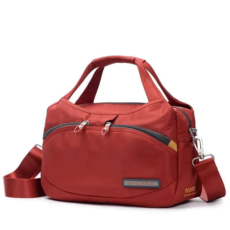 fouvor femmes sac en nylon 2025 nouvelle mode grande capacité sacs à bandoulière oxford sac à main dames décontracté voyage toile fourre-tout 2587-10