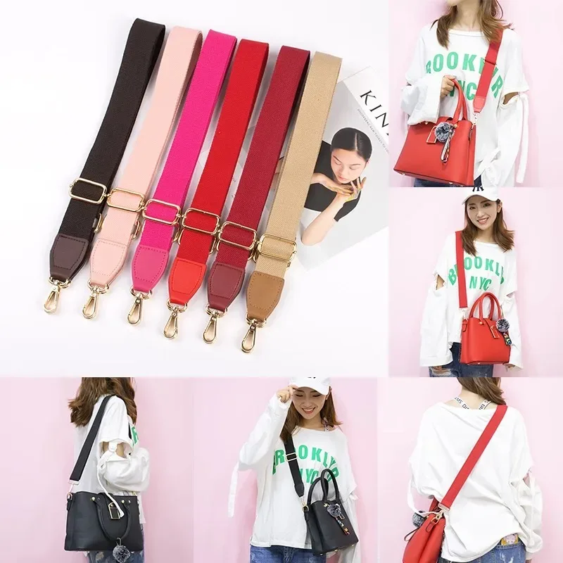 sangle de sac à main en nylon ethnique de 130 cm, sangle de sac à bandoulière, ceintures pour sacs, poignées de sac réglables de remplacement, accessoires pour sacs