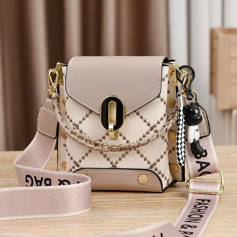 crriflz mini sac carré polyvalent tendance, sac à bandoulière pour téléphone portable pour femmes