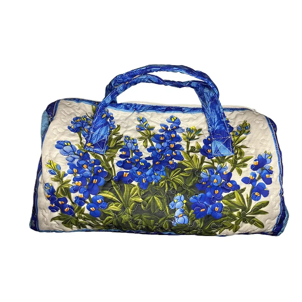 sac de pêche matelassé fait main tendance, sac de week-end imprimé 3d motif poisson basse, sac de voyage pour homme, cadeau pour pêcheur, aventures en plein air