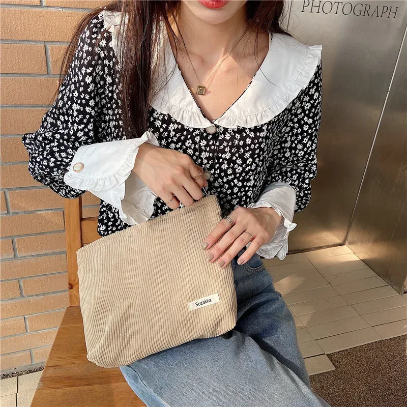 mode femmes doux sacs à cosmétiques maquillage grand sac à main sac pochette à fermeture éclair activités de plein air quotidiennes organisateur de voyage