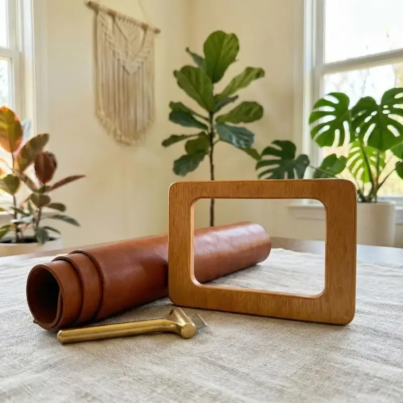 poignée de sac en bois, sangles carrées pour sacs, pièces de sac à main diy, poignée de remplacement classique pour sacs fourre-tout, accessoires pour sacs