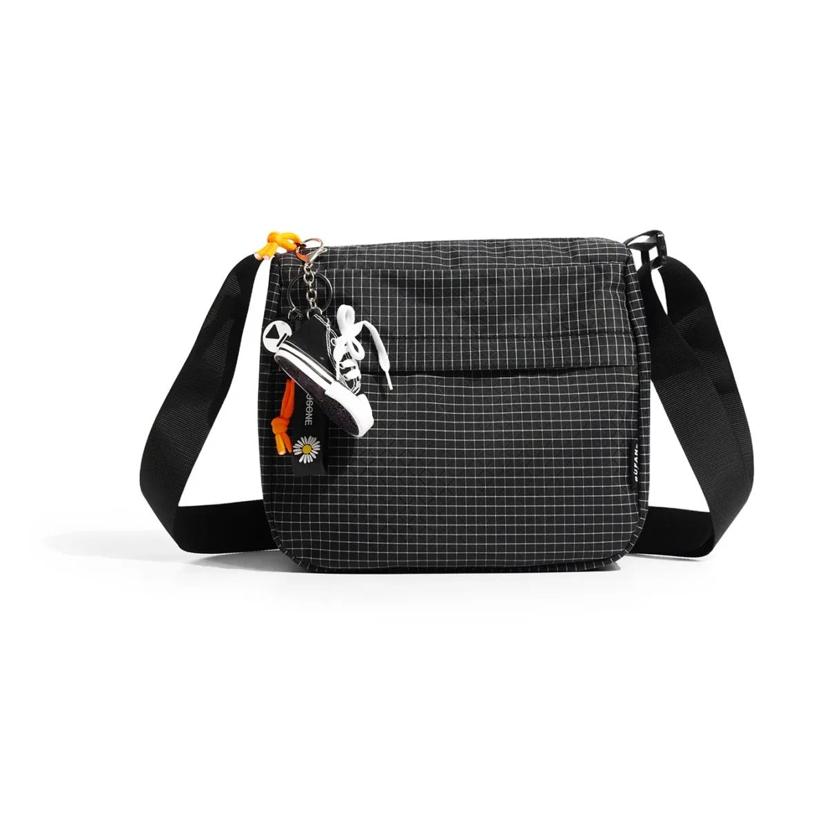 sac bandoulière unisexe, style japonais et coréen, simple, imperméable, petit sac carré léger, pour tous les jours, voyages en plein air, sac à bandoulière pour téléphone