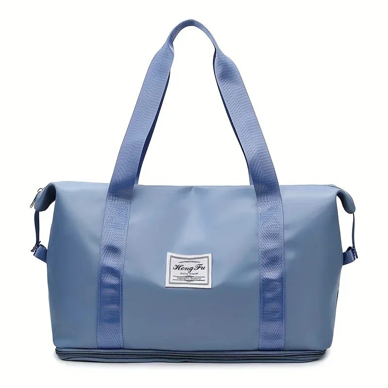 sac de sport et de voyage grande capacité pour femme en nylon, sac à main léger et polyvalent, style décontracté