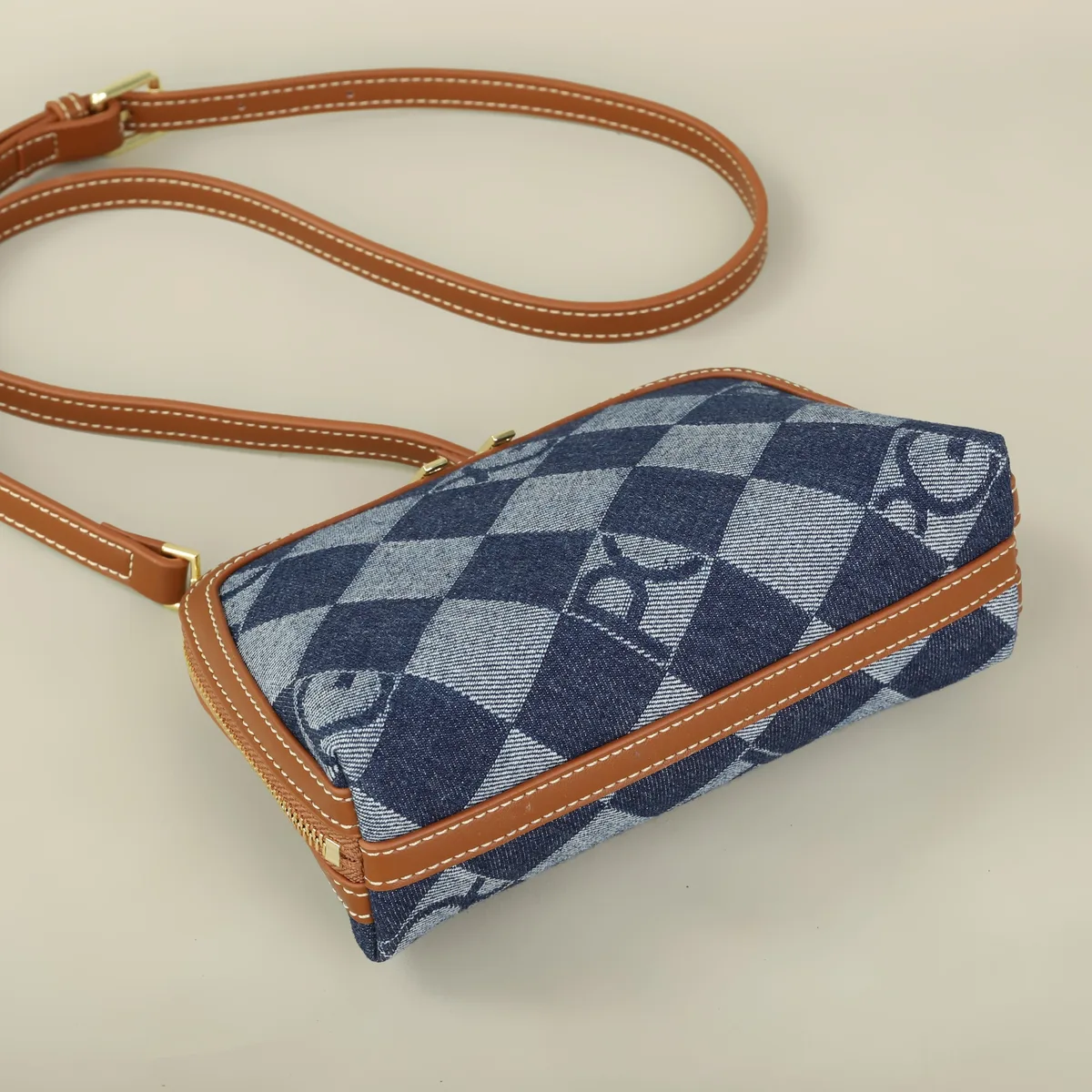 pg – sac à bandoulière en toile imprimé avec lettres pour femmes, petit sac à main de luxe à la mode pour usage quotidien