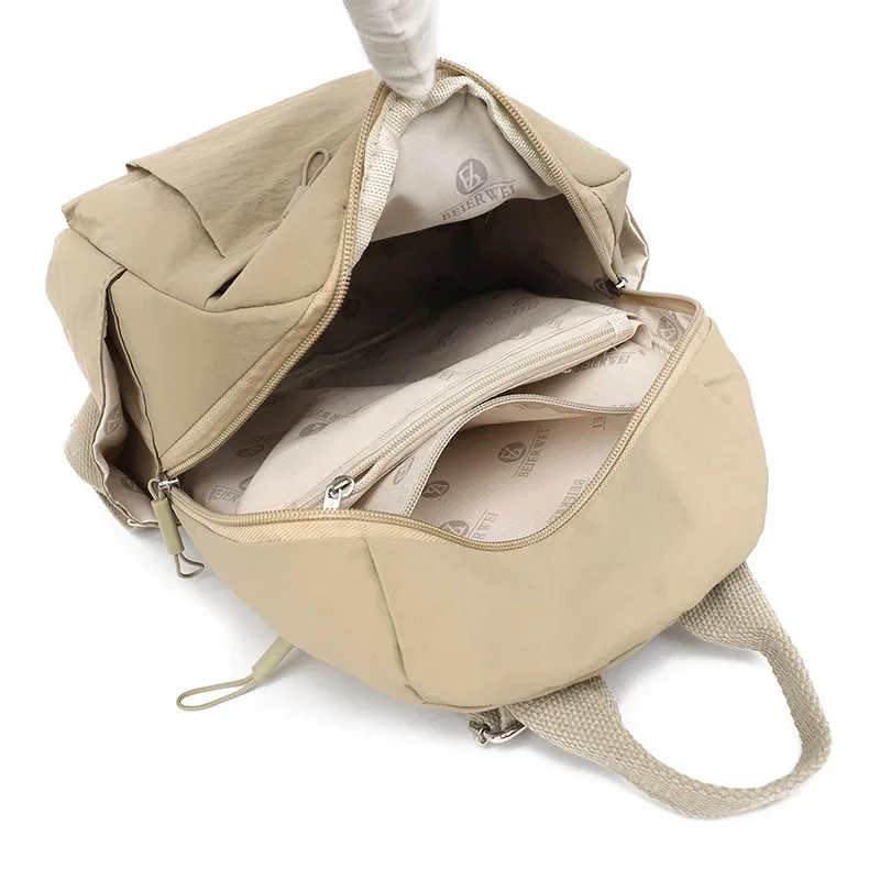 sac à bandoulière léger et pliable pour femmes, nouveau style d'été 2025, sac à dos en nylon, sac à main décontracté