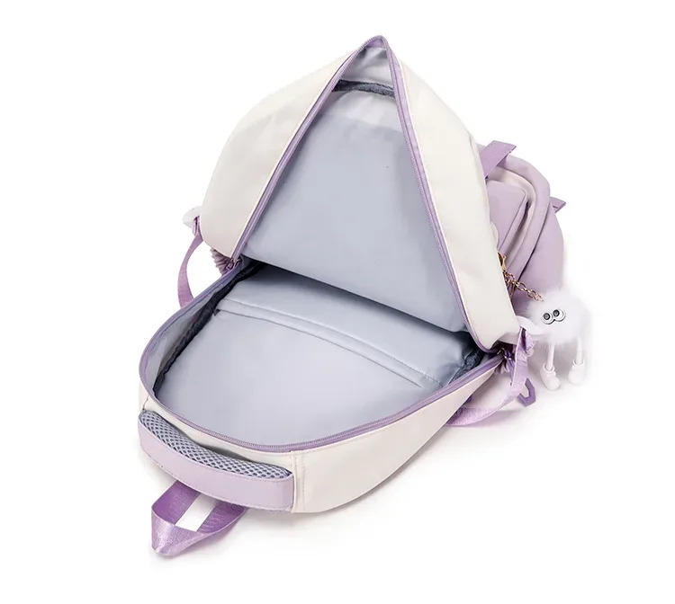 grande capacité collège étudiant sac à dos filles sacs d'école enfants cartable école primaire sac à dos voyage étudiant livre sac