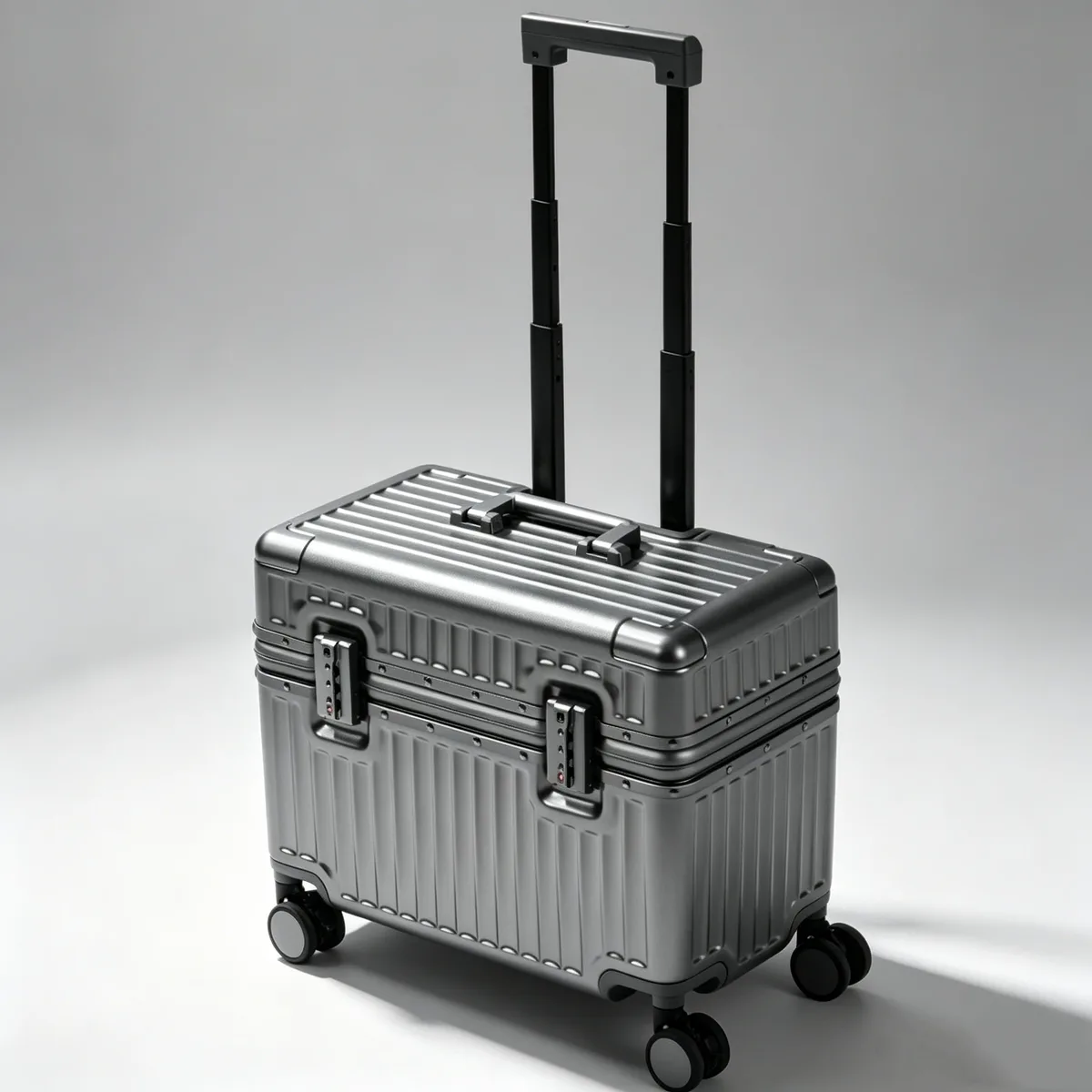 valise à ouverture par le haut 18/20 pouces, bagage à main pour voyage, valise de photographe à roulettes, coque rigide avec cadre en alliage d'aluminium, serrure tsa