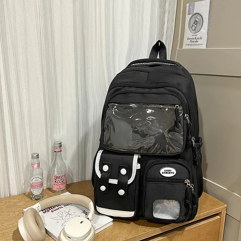 sac à dos scolaire pour adolescents, filles et garçons, sac pour ordinateur portable compatible avec les ordinateurs portables de 15,6 pouces, sac de voyage pour l'université, durable, décontracté, tendance, sac à dos pour étudiants pour femmes