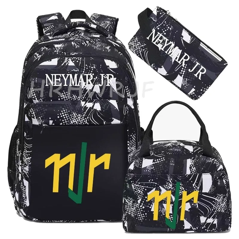 sac à dos de football camouflage neymar, sac à dos de sport pour femmes et hommes, capacité multi-poches, sacs d'école, sacs de voyage décontractés, mochila 3 pièces