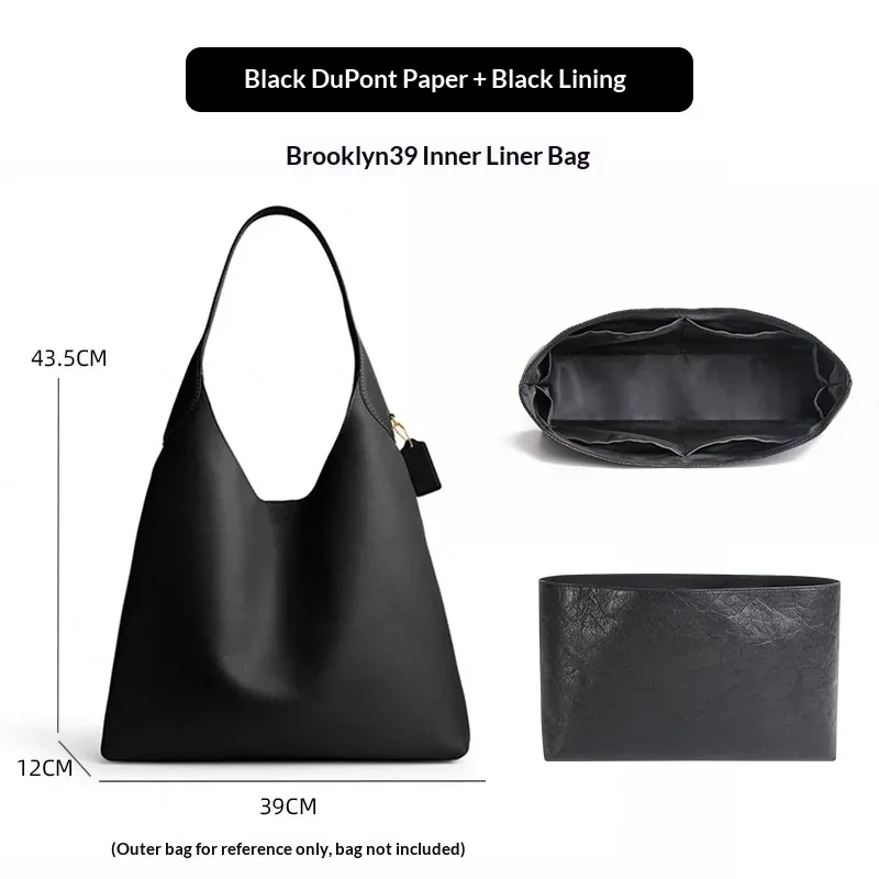 insert organisateur de sac pour brooklyn 28 39, ultraléger, étanche, durable, support de rangement, modification intérieure, accessoires de sac