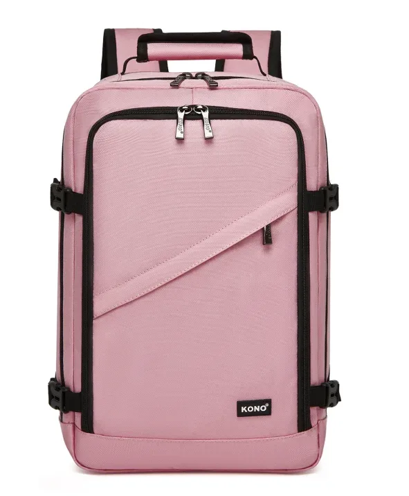 kono sac de cabine 40x20x25 cm pour sac à dos de bagage à main ryanair sous le siège, taille cabine 20l noir minimaliste