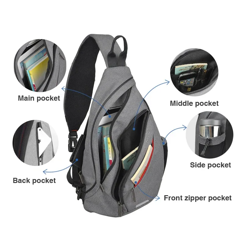 mixi hommes fronde sac à dos un sac à bandoulière garçons étudiant sacs d'école université travail voyage polyvalent 2020 mode nouveau design m5225