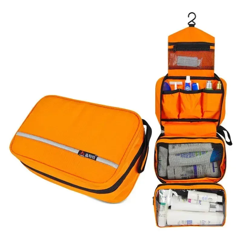 trousse de toilette suspendue pour hommes, grands sacs à cosmétiques imperméables, organisateur de voyage, articles de toilette pour dames, maquillage, toilettes, kit de salle de bain pliable