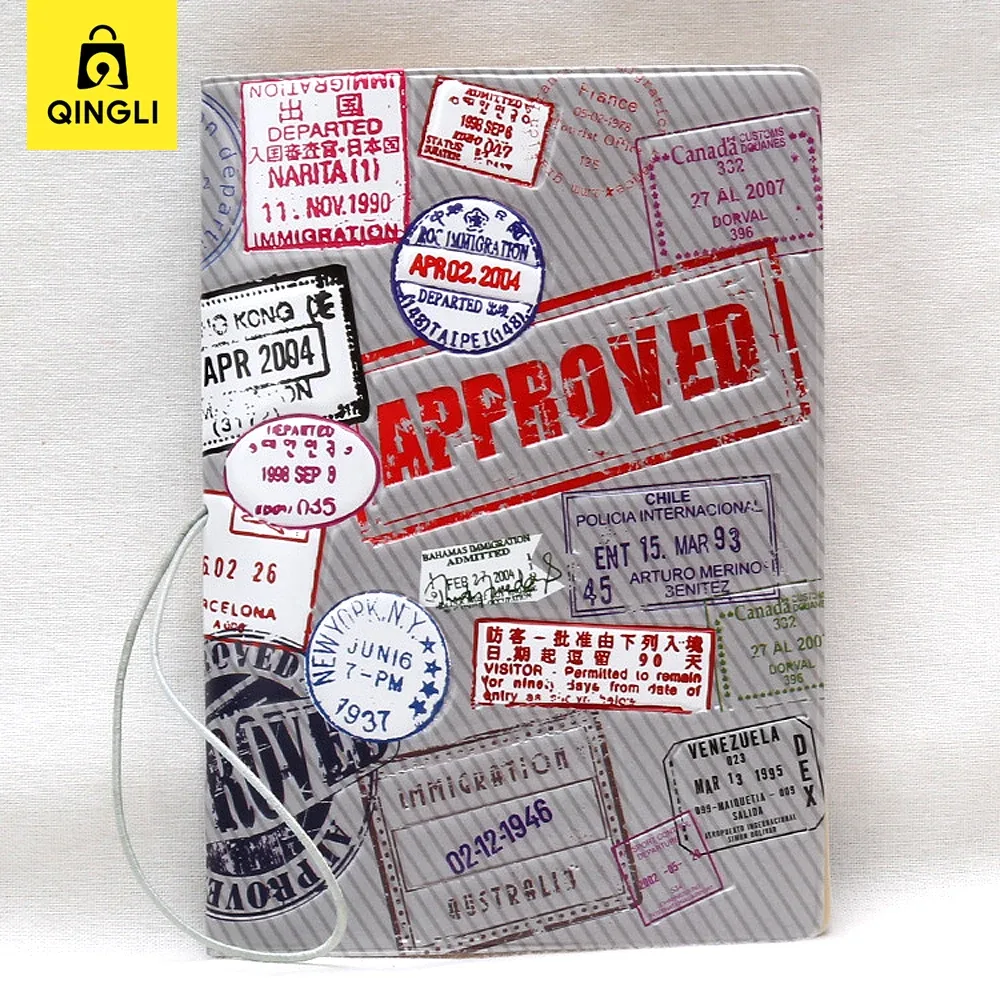 portefeuille de passeport en cuir gaufré 3d, design unique de machine de jeu rétro, couverture créative anti-perte ultra-mince, porte-passeport de voyage