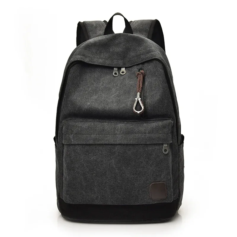 dida bear 2023 femmes hommes toile sacs à dos grands sacs d'école pour adolescent garçons filles voyage ordinateur portable sac à dos mochila sac à dos gris