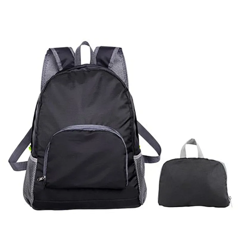sac à dos pliable en nylon léger pour hommes et femmes, sac à dos de voyage en plein air, cartable étudiant, sac à dos simple, nouveau