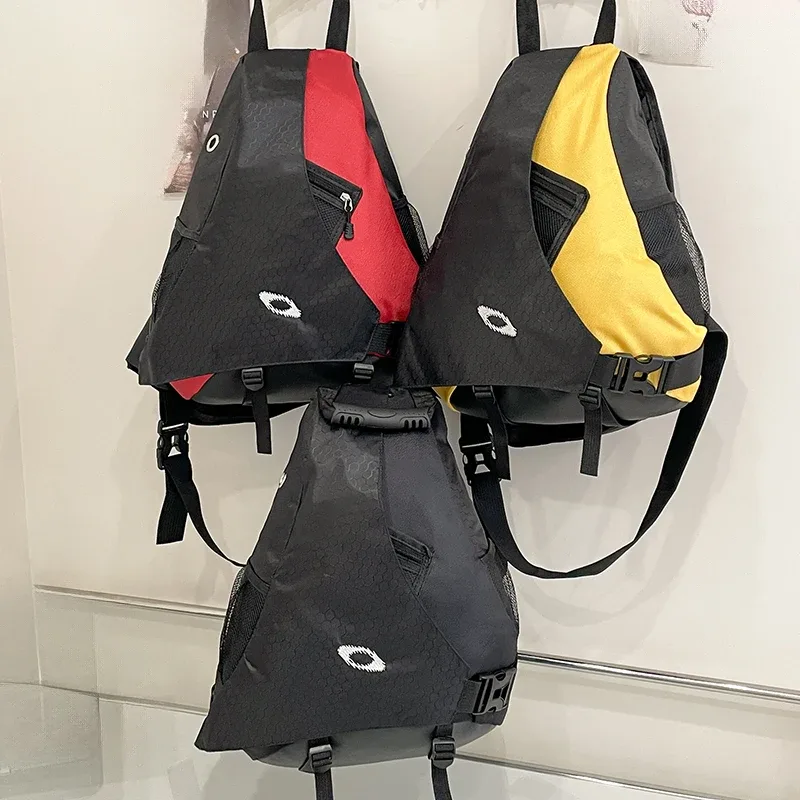 sac de poitrine grande capacité, multi-poches, sac bandoulière, sac de sport de plein air, sac de voyage, sac à dos pour le cyclisme