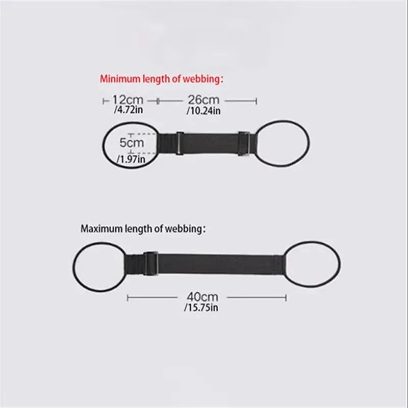 sangle de fixation élastique pour valise de voyage, sangle de fixation polyvalente pour sac à dos, bande de fixation extensible réglable pour éviter le déplacement des effets personnels