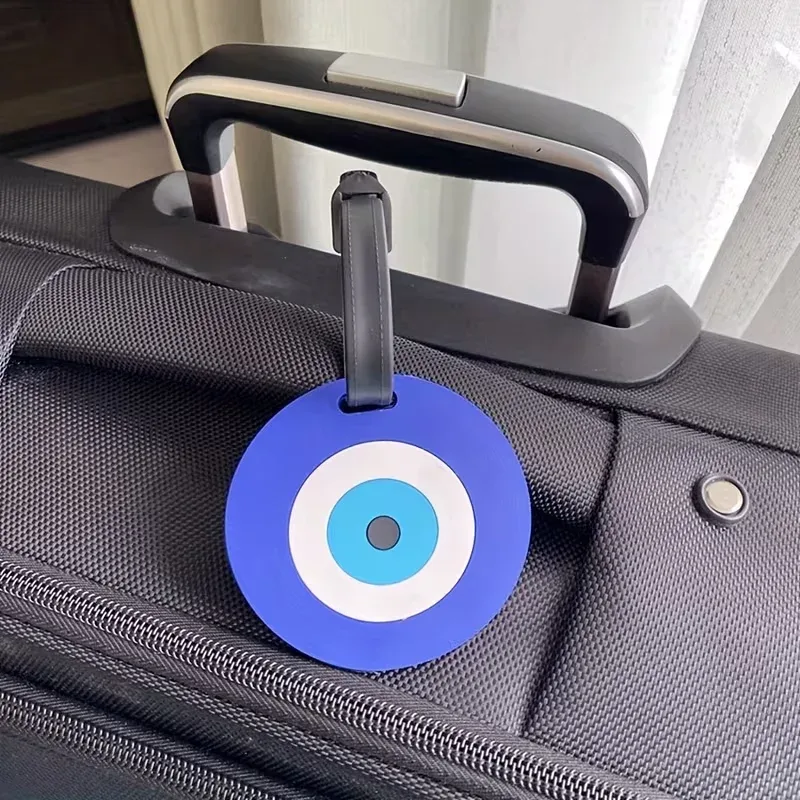 étiquettes de bagages créatives, étiquettes d'identification de valise, étiquettes anti-perte pour bagages, étiquettes portables pour accessoires de voyage