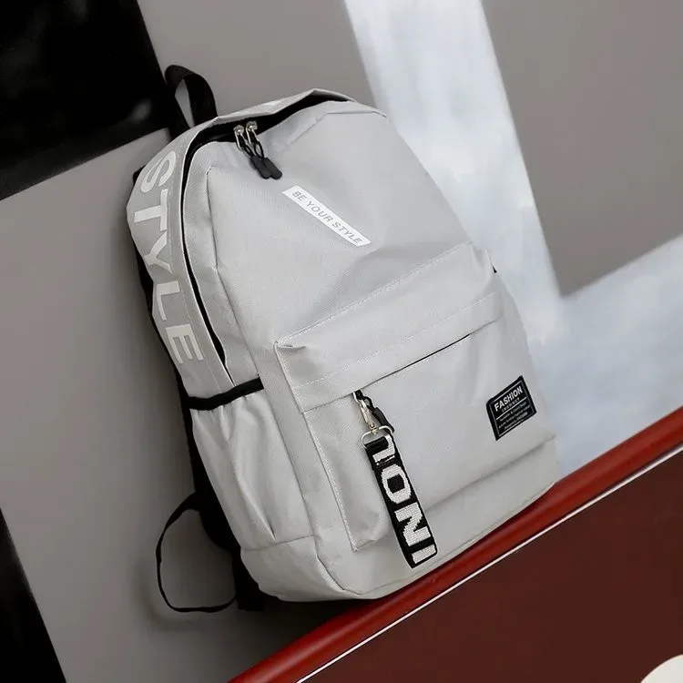 mode tendance sac à dos sac à dos pour hommes et femmes collège lycée étudiant sac grande capacité version coréenne de th